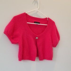 Express Soft Cropped Top Pink Size XS
